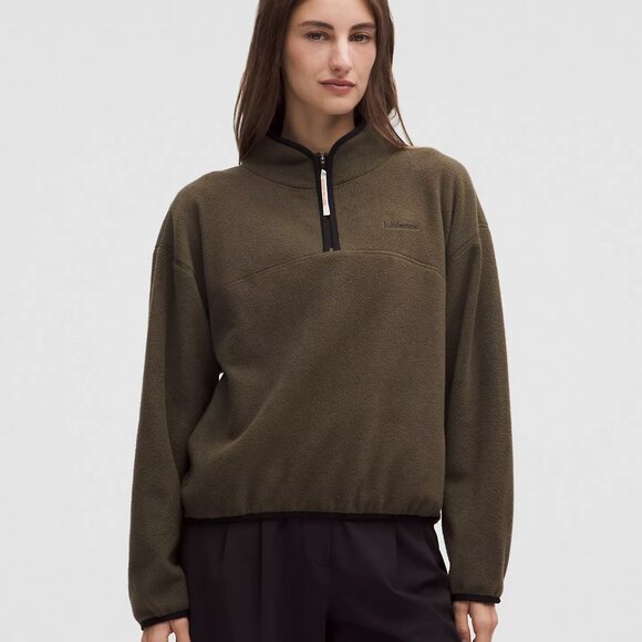 Tumbled Fleece Half-Zip Jacket - Picture 1 of 4